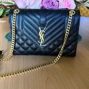 New Yves Saint Laurent Medium Cassandra Shoulder Bag
